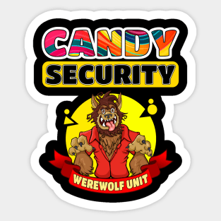 Candy Security - Halloween Security Sticker